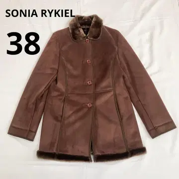 레어템 소니아 리키엘 무스탕 코트 38