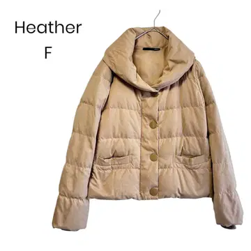 [ Heather ] 베이지 다운 F 사이즈