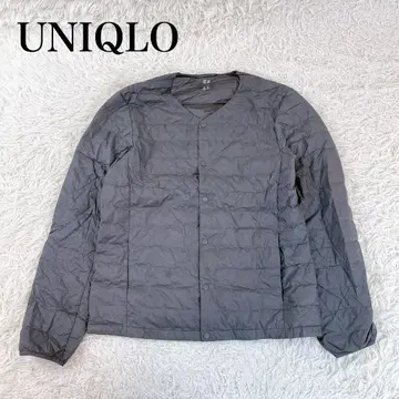 유니클로 이너 다운 2way L 사이즈 그레이