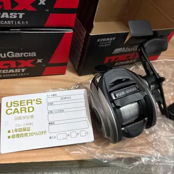 Abu Garcia EZCAST 베이트 낚시릴 6.1:1