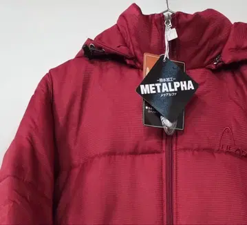 METALPHA 후드 부착 다운 자켓 빨간색