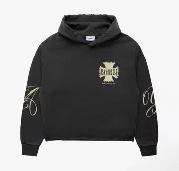 ASKYURSELF raw ay cross hoodie