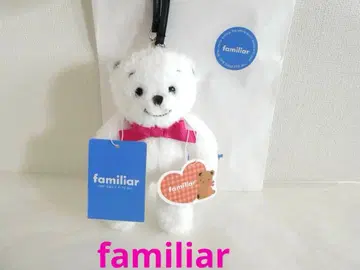 [ 파밀리아 ] 마스코트 베어 키링 참 핑크 기프트 백 포함