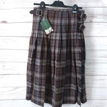 오닐 더블린 NOD0853 울 플리츠 롱 스커트