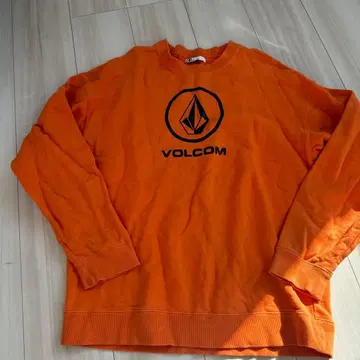 VOLCOM 오렌지 맨투맨 M 사이즈
