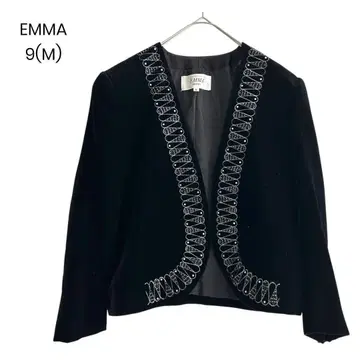 [ EMMA ] 자켓 벨로아 자수 비쥬 9호 M 포멀 a1139