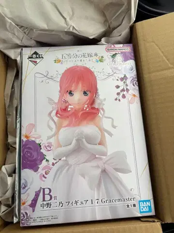 제일복권 5등분의 신부 B상 나카노 니노 피규어 아크릴 스탠드 포함