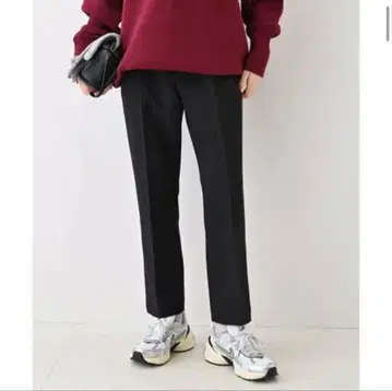 슬로브 이에나 2024AW 스틱 팬츠 38 블랙