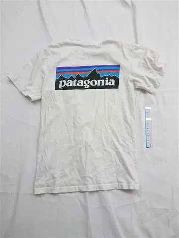 파타고니아 포켓 티셔츠 STY38910 XS 사이즈 남성용 화이트 계열