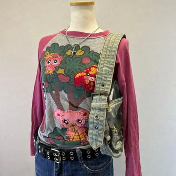 GrandGround archive animal T-shirt Y2K