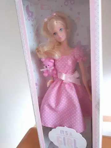 바비 인형 잇츠 어 걸 새상품 레어 곰 핑크
