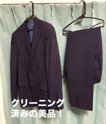 [새상품급] PERSON'S FOR MEN 네이비 수트 셋업 [ L ]