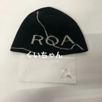 ROA HIKING LOGO BEANIE BLACK