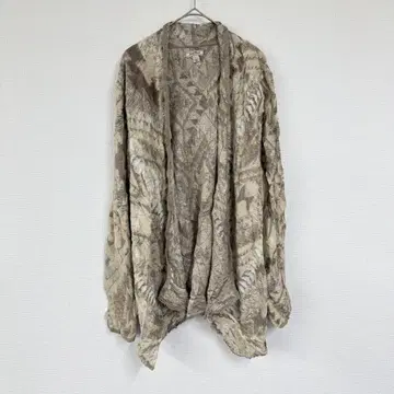 럭키 브랜드 [ L ] 기하학 패턴 가디건 패턴 제품 루즈핏 캐주얼