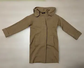 ALPHA STUDIO 후드 부착 베이지 가디건 코트