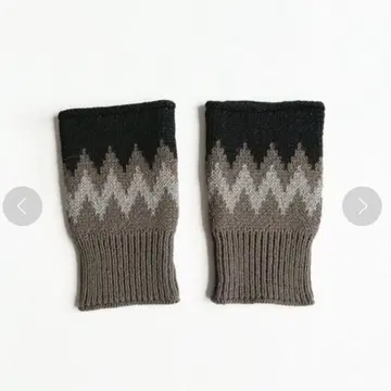 NUMBER (N)INE ZIGZAG JACQUARD ARM WARMER