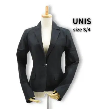 미사용품 UNIS 코튼 스트레치 1B 자켓 사이즈 XS(2)