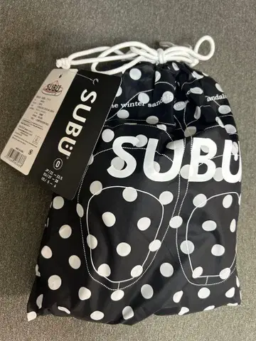 SUBU 도트 샌들 22-23.5