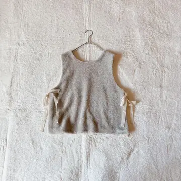 [새상품급] tumugu (츠무구) 앤티크 코듀로이 퍼 2way 베스트