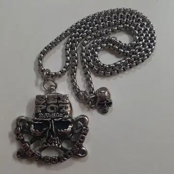 SEX POT ReVeNGe Skull Top Necklace 세크포