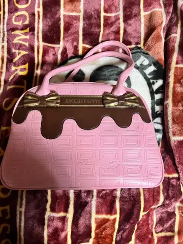 [ 거의 새상품 ] Angelic Pretty 초콜릿 핑크 백