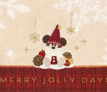 페이스타월 디즈니 크리스마스 약 80cm x 34cm