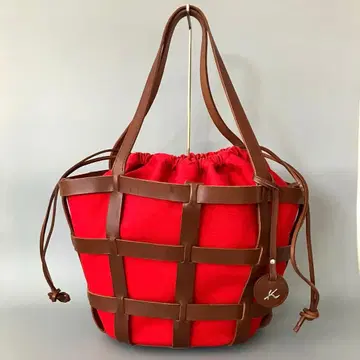 키타무라 가죽 바스켓백 토트백