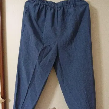 4L 다크 블루 캐주얼 팬츠