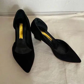 루퍼트 썬더슨 스틸레토 스웨이드 펌프스 블랙