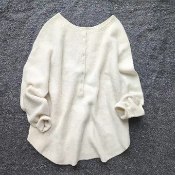 새상품급 FRAMeWORK 프레임워크 울 와플 헨리넥