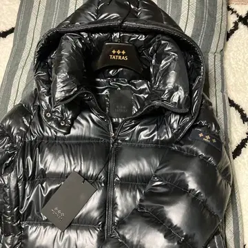 TATRAS 네이비 다운 자켓 후드 부착