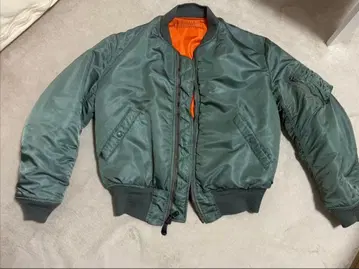 60s 실물 MA-1 SATELLITE 알파 플라이트 자켓 M
