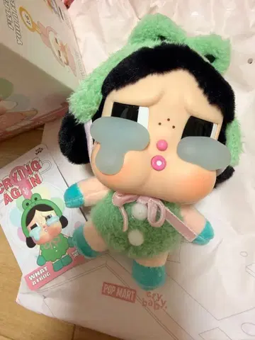 POP MART CRYING AGAIN 봉제 인형