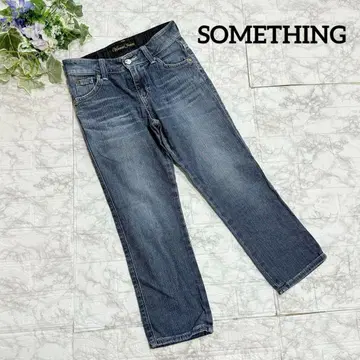 SOMETHING 비너스진 데님 청바지 스트레이트 팬츠