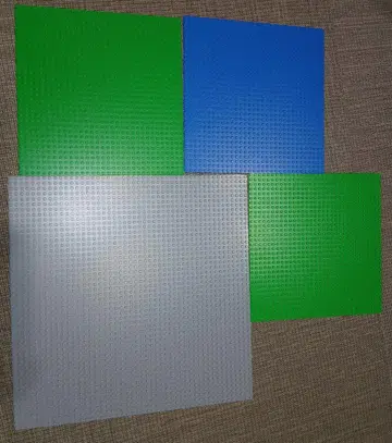 LEGO 플레이트 세트 그린 파랑 그레이 정품