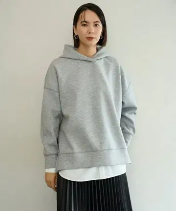 새상품 UNFILO BEAUTY FORM JERSEY 후디 그레이