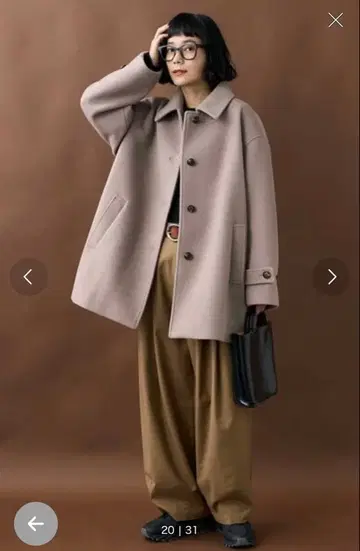 [ 새상품급 ] FREAK'S STORE 비버 스텐칼라 숏코트