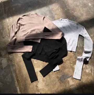 juemi 긴팔 풀오버 브라운