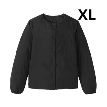 무인양품 경량 다운 포켓터블 노카라 자켓