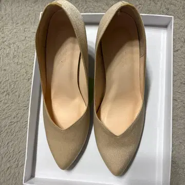 힐 펌프스 결혼식 경사 23.0cm 베이지