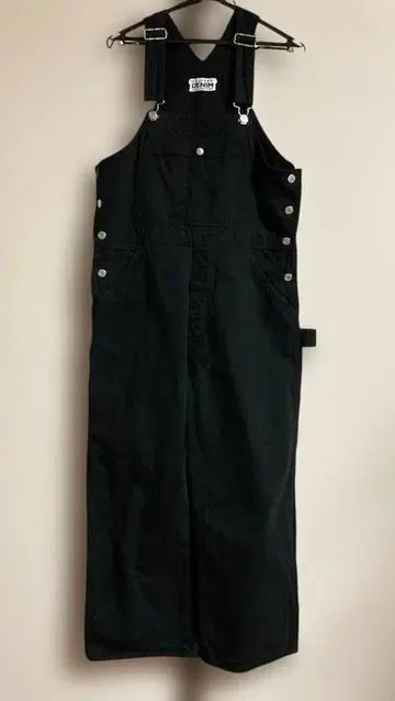 HOLIDAY DENIM 블랙 오버롤 와이드 루즈 O 사이즈