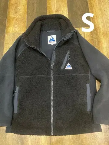 플리스 자켓 블랙 캐주얼