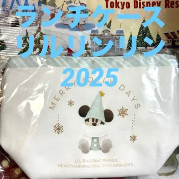 디즈니 수베니어 런치 케이스 리루린린 크리스마스