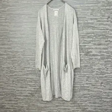 자라 가디건 라이트 그레이 11-12 152cm 니트 겉옷 롱