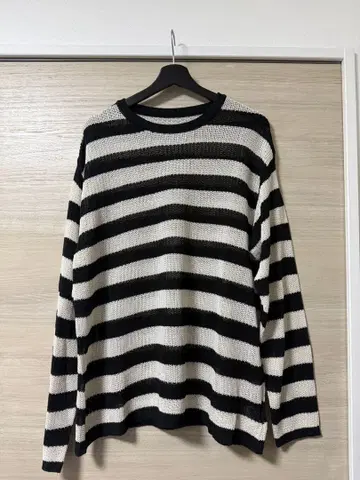 [ ALAND ] (3.3 Field Trip) 메쉬 보더 니트