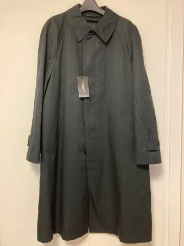 코시노 히로코 더반 남성용 코트 충전솜 포함 L 사이즈 롱 코트 블랙