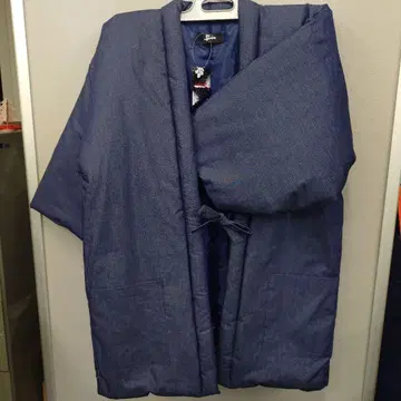 신사 한텐 데님 한텐 네이비 L 사이즈 도테라