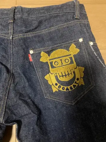 DOARAT 두아라트 데님 일본제 DARP302 백 자수 청바지