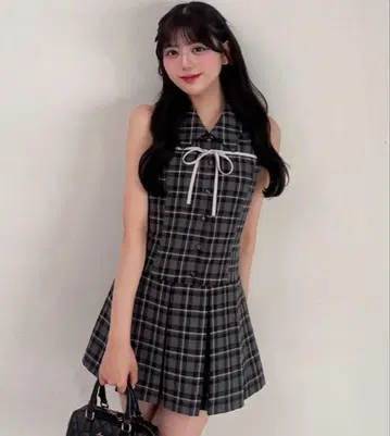 올리브 데 올리브 슬리브리스 셔츠 미니 원피스 YUI 기획