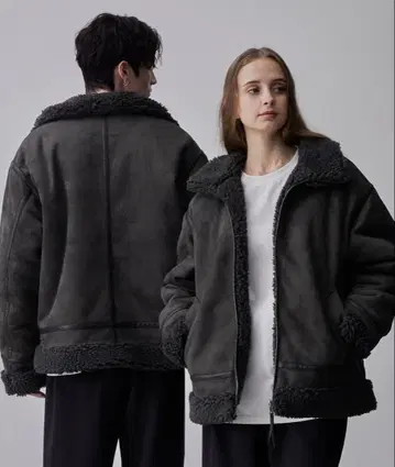 [ CLEL ] 리버서블 페이크 무스탕 자켓